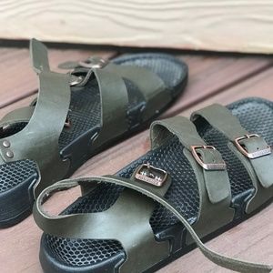 Mens Green Birkenstocks